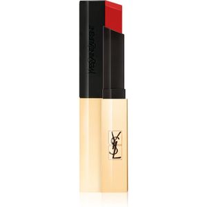 Yves Saint Laurent Rouge Pur Couture The Slim dunne matte lippenstift met leatherlook Tint 28 True Chili 2,2 gr
