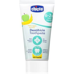 Chicco - Dentifrice - Appel-Banaan - 0 m + - Laag Abrasief