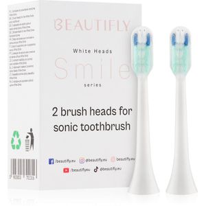 Beautifly - White Smile Toothbrush Tips - Vervangende Opzetstuk - 2 st