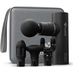 TrueLife - Relax Gun G6 - Massagepistool - Metal - 4 Koppen - Stil