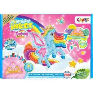 Craze INKEE Galupy Unicorn Set - Bruisballen en Badaccessoires - Veganistisch