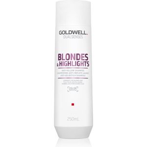 Goldwell Dualsenses Blondes Anti-Yellow Shampoo -250ml - Normale shampoo vrouwen - Voor Alle haartypes