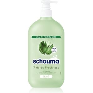 Schwarzkopf - Schauma 7 Herbs - Shampoo - 750 ml - Voor Normaal tot Vet Haar