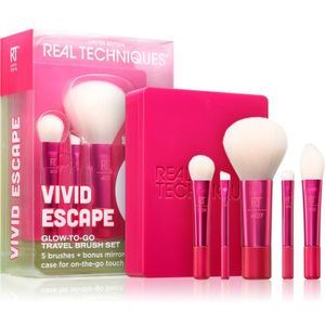 Real Techniques - Glow-To-Go - Reismake-upkwast - 6-delige set - Mini-formaat - Dierproefvrij