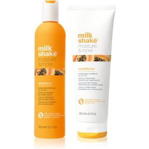 milk_shake - Moisture & More Duo Pack - Cosmetische Set - Voor Droog Haar - 2 Stuks