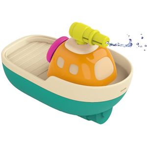 Bo Jungle - Badspeelgoed Bootje - Spuit Water In Het Rond - Toby The Spouting Waterjet Boat