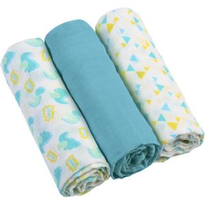 BabyOno Diaper Super Soft stoffen luiers Blue 70 × 70 cm 3 st