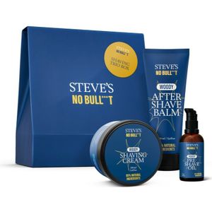 Steve's No Bull***t Shaving Trio Gift Set (voor het Scheren )