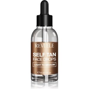 Revuele Paradise Bronze Self Tan Face Drops Zelfbruinende Druppels voor het Gezicht Tint Light To Medium 30 ml