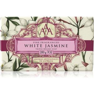 The Somerset Toiletry Co. Aromas Artesanales de Antigua Triple Milled Soap Luxe Zeep White Jasmine 200 gr