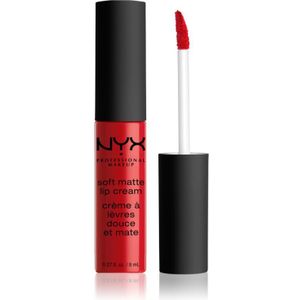 NYX Professional Makeup Soft Matte Lip Cream lichte vloeibare matterende lippenstift Tint  01 Amsterdam 8 ml