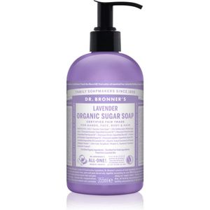 Dr. Bronner’s Lavender Vloeibare Zeep voor Lichaam en Haar 355 ml