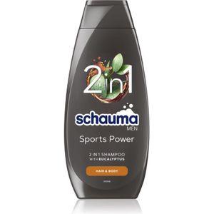Schwarzkopf Schauma MEN Douchegel en Shampoo 2in1 Sports Power 400 ml