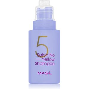 MASIL 5 Salon No Yellow Paarse Shampoo neutraliseert gele Tinten 50 ml