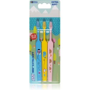 TePe Mini X-soft - Tandenborstel - Voor Kinderen - 0 tot 3 Jaar - Ultralicht Zacht