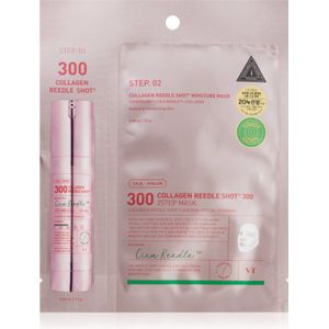 VT Cosmetics Collagen Reedle Shot 300 2 Step Mask Lifting en Verstevigende Masker voor een tweefasebehandeling van de huid 26.5 g