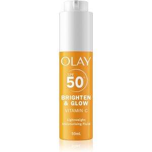 Olay Vitamin C Brighten & Glow Hydraterende Fluid met niacinamide SPF 50+ 50 ml