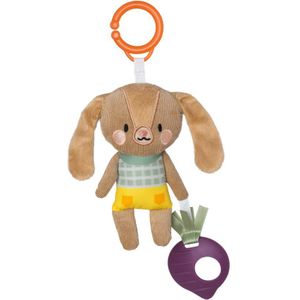 Taf Toys Hanging Toy Jenny the Bunny hangspeeltje met contrasterende kleuren met bijtring 1 st