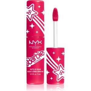 NYX Professional Makeup Barbie Smooth Whip Matte Lip Cream matte vloeibare lipstick Tint 02 Perfect Day Pink 4 ml