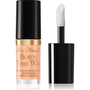 Too Faced Born This Way Super Coverage Multi-Use Concealer Travel Size Langaanhoudende Consealer voor Volledige Dekking Tint Nude 2 ml