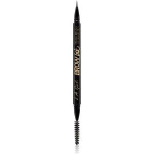 L.A. Girl Cosmetics - Brow Ink - Wenkbrauw Pen - Dark Brown - 0.45 ml