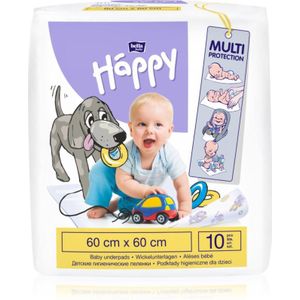 BELLA Baby Happy Size L wegwerpverschoningsmatjes 60x60 cm 10 st