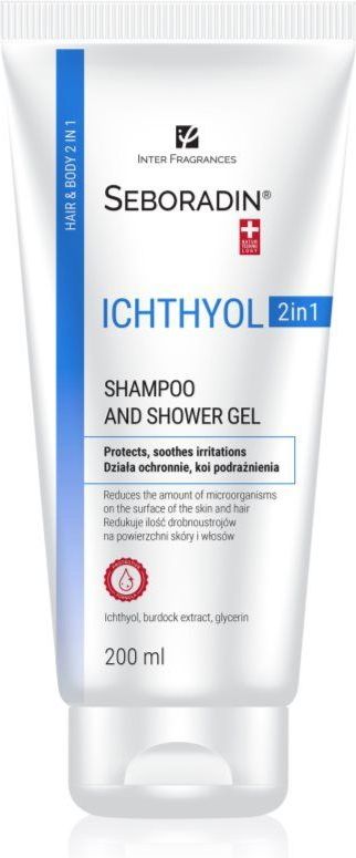Seboradin - ICHTHYOL - 2-in-1 Shampoo en Gel - 200 ml