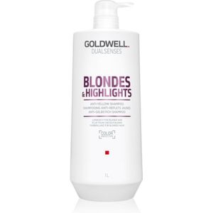Goldwell Dualsenses Blondes & Highlights shampoo voor blond haar neutraliseert gele Tinten 1000 ml