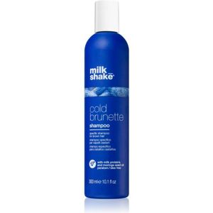 Milk Shake Cold Brunette shampoo die gele tonen neutraliseert voor Bruin Haar 300 ml