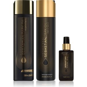 Sebastian Professional - Dark Oil Set - Cosmetische Set - 3 Stuks - Haarverzorging