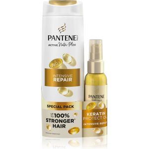 Pantene Pro-V - Active Nutri Plex Intensive Repair - Haarverzorgingsset - 400 ml Shampoo - 100 ml Droge Haarolie