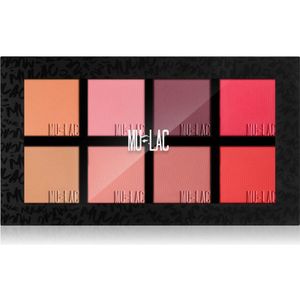 Mulac Cosmetics - Moody Blushes - Blush Palette - 8x6 g