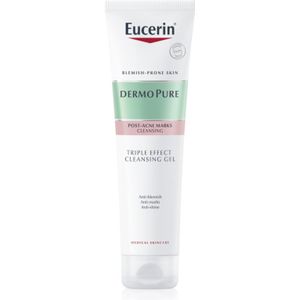 Eucerin DermoPure Triple Effect Cleansing Gel Exfoliërende Reinigingsgel met Driedubbele Werking 150 ml