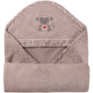 Babymatex Bamboo handdoek met kap Grey 100x100 cm