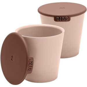 BIBS Cup Set Kop met dop Blush 2 st