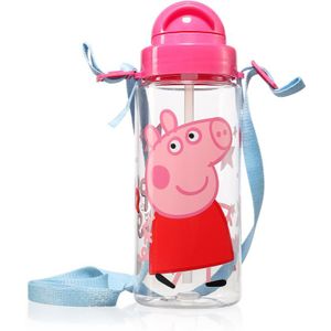 Peppa Pig Tritan Bottle With Strap waterfles voor Kinderen 500 ml