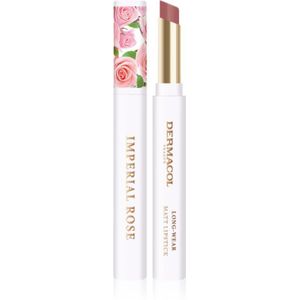 Dermacol Imperial Rose Matterende Lippenstift met Rozen Geur Tint 01 1,6 g