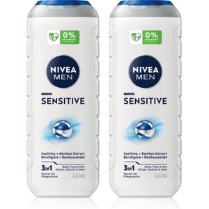 NIVEA MEN - Sensitive Douchegel - 2x500 ml - Lichaamsverzorging