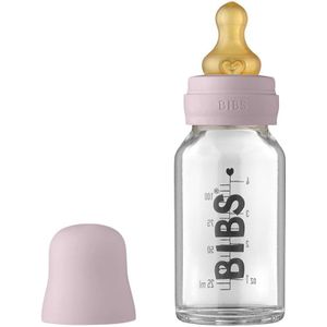 BIBS Baby Glass Bottle 110 ml babyfles Dusky Lilac 110 ml