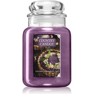 Country Candle Coconut & Blueberry Tart geurkaars 680 gr