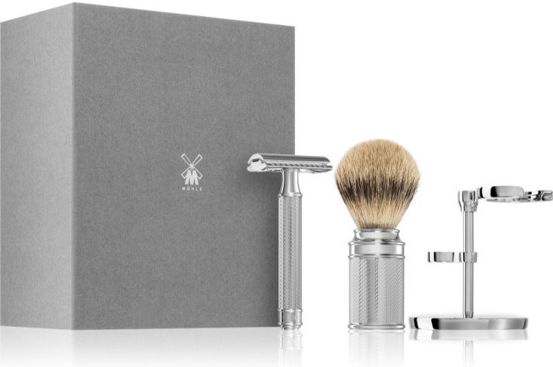 MÜHLE TRADITIONAL Scheerset - 3-delig - Zilver - Metaal