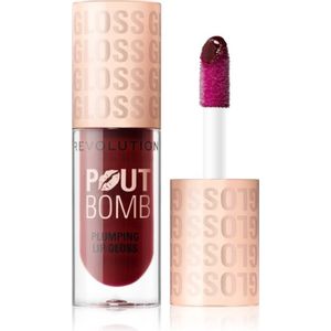 Makeup Revolution Pout Bomb Lipgloss met Vergrotende Effect Tint Jelly Berry Mauve 4.6 ml