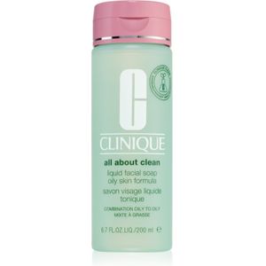 Clinique Liquid Facial Soap Oily Skin Formula Vloeibare Zeep voor Gemengde en Vette Huid 200 ml