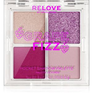 Revolution - Relove Pocket Palette - Oogschaduw - Tint Grape Fizz - 4x0,72 g