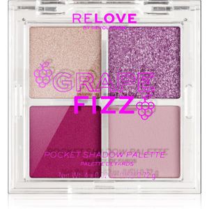 Revolution Relove Pocket Palette oogschaduw palette Tint Grape Fizz 4x0.72 g