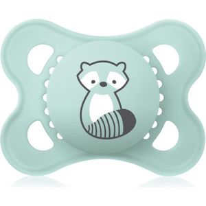 MAM Original 0+ months fopspeen Turquoise Raccoon 1 st