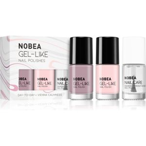 NOBEA - Day-to-Day Vienna Calmness Set - Nagellak - 3x6 ml
