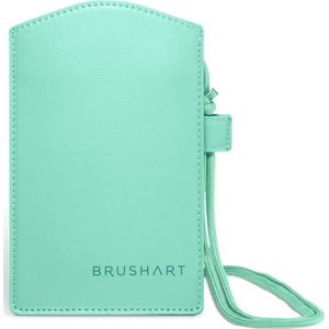 BrushArt Accessories Crossbody phone bag pink gsm-tasje Mint green 11x18 cm