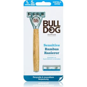 Bulldog Sensitive Bamboo Scheerapparaat + Vervangbare Scheermesjes 1 st