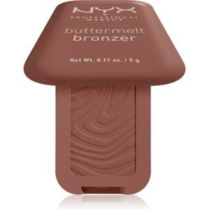 NYX Professional Makeup Buttermelt Bronzer Crèmige Bronzer Tint 05 Butta Off 5 g